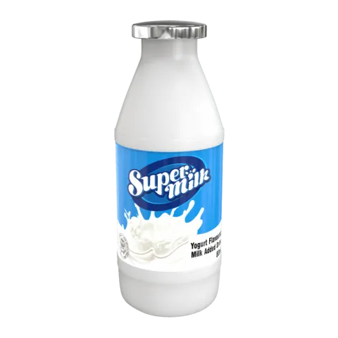 Supermilk Yogurt Flavoured Drink - Milk flavored HDPE Bottle